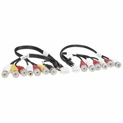 Originalradio Anschlußkabel 10/12 Pin Vorverstärker AUX passt zu Alpine INA-W900