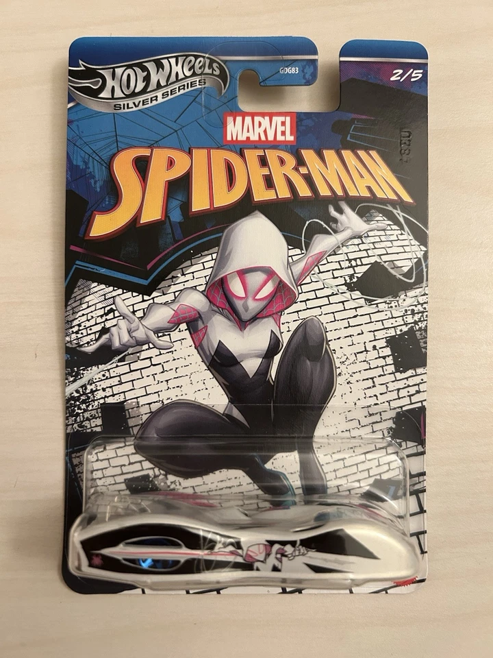 2026 Hot Wheels Exclusive Silver Series Marvel Spider-Man set of 5 - Image 3 of 4