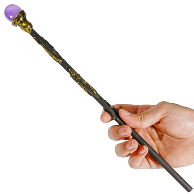 #ad Wand for with Purple Crystal Gemstone Wooden Wand Fairy Witches Wizards Wands... $14.73