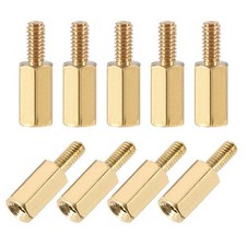 M2.5x9mm+6mm Male-Female Brass Hex PCB Motherboard Spacer 20pcs