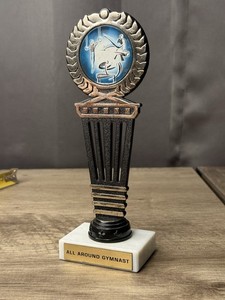 9" Gymnastics Impact Series Trophy Personalized Free