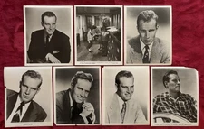 CHARLTON HESTON PHOTOS - 1951 & 1955 - THE PRIVATE WAR OF MAJOR BENSON & OTHERS