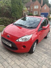 Red Ford KA 1.2L Engine Three Door 2012 Car