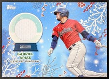 2023 Topps Holiday Gabriel Arias #RC-GA Relics Insert Cleveland Guardians