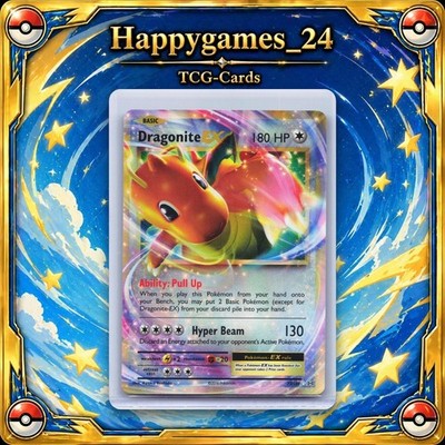 DragoniteEX - Pokemon Karte TCG 72/108 Rare Holo ex Evolution /A90