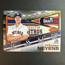 2025 Bowman Draft Baseball Xavier Neyens Bowman Draft Night #BDN-8 Astros 