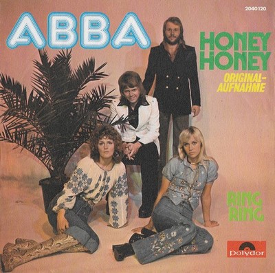 ABBA - Ring Ring / Honey Honey Vinyl Stereo 45 RPM 7'' Single Pop Europop 0012