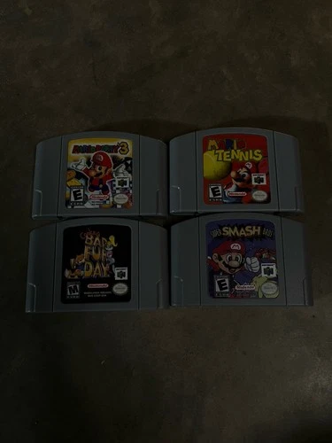 Mario Party 3, Mario Tennis, Conker's Bad Fur Day, Super Smash Bros Nintendo 6