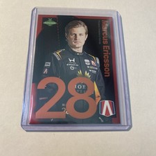 Marcus Ericsson Red Parallel Andretti Global Parkside Card 2026 Indycar