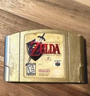 Zelda Ocarina of Time oot Nintendo 64 N64 Collectors Gold  Tested Authentic