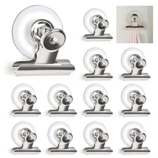 Suction Cup Clips for Windows 12Pcs Suction Clips Clear Suction Cup Clamp Hol...