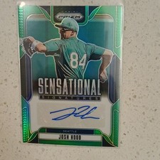 2025 Prizm Sensational Signatures Josh Hood Seattle Mariners Auto 