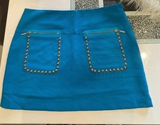 Blue Mini Skirt