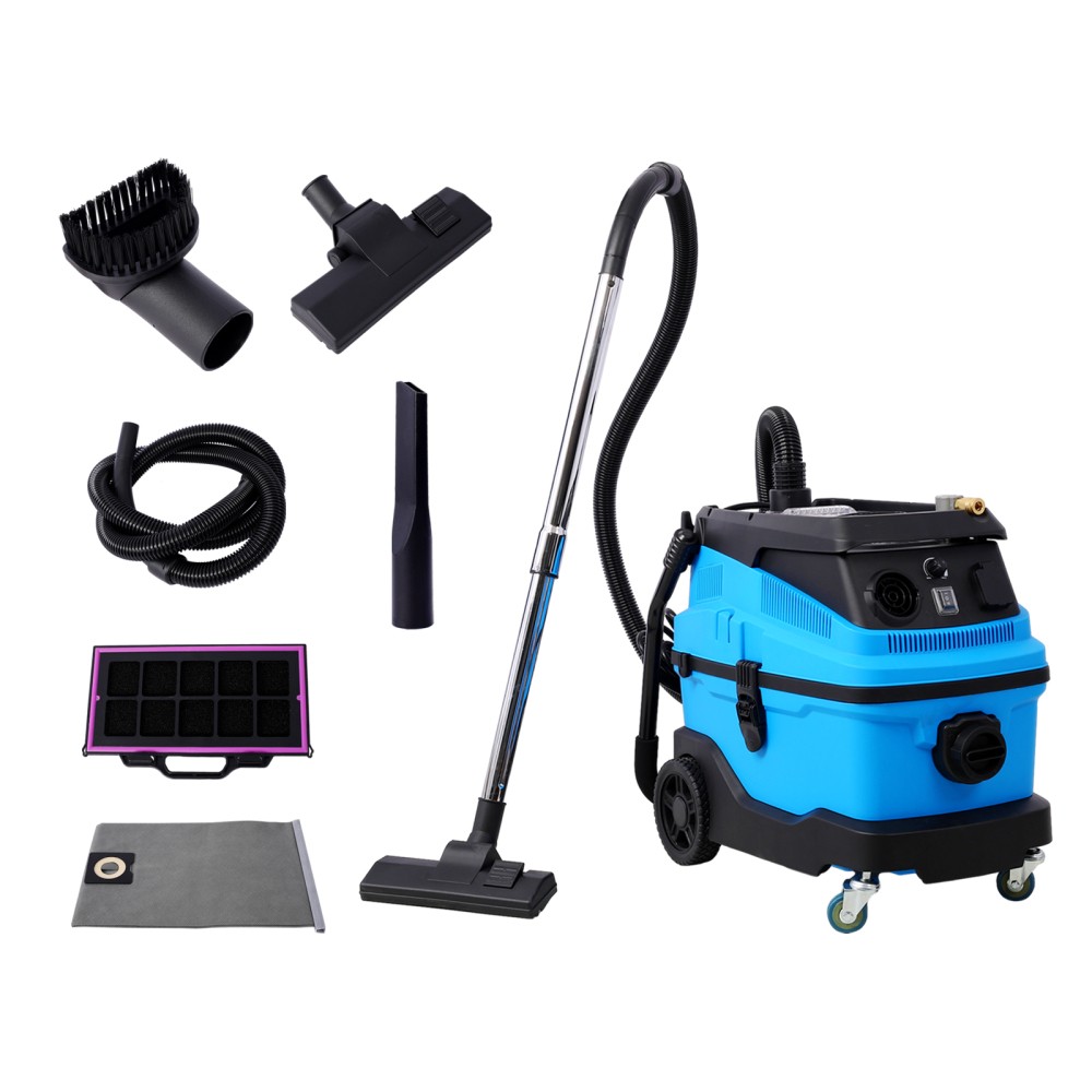 8Gal Wet Dry Vacuum - 18KPA Suction, 6 HP, 1200W - Garage, Pet Hair, Hard Floors