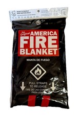 1 - Emergency Fire Blanket 40x40” Fireman Commercial Road Grade Never Expires