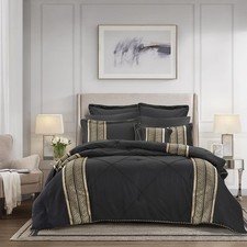 Bianca Raffaello Comforter Set Black
