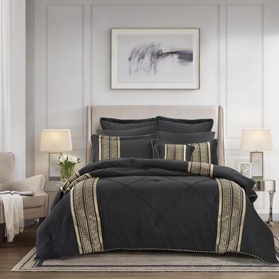 Bianca Raffaello Comforter Set Black