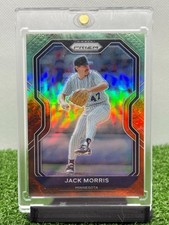 2021 Prizm Jack Morris #49 Cosmic Haze Minnesota Twins