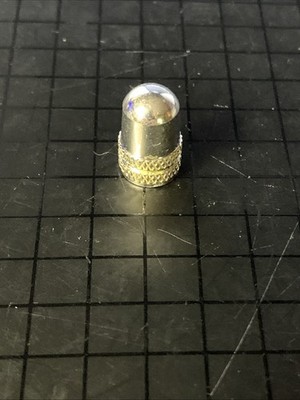 USED Alligator Alloy valve cap Schrader Silver