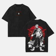 Retro Limited Mikey x Draken - Tokyo Revengers Anime Manga Washed Heavyweight Co