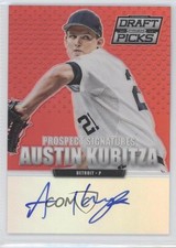 2013 Prizm Perennial Draft Picks Prospect Signatures Red Austin Kubitza Auto 2u3