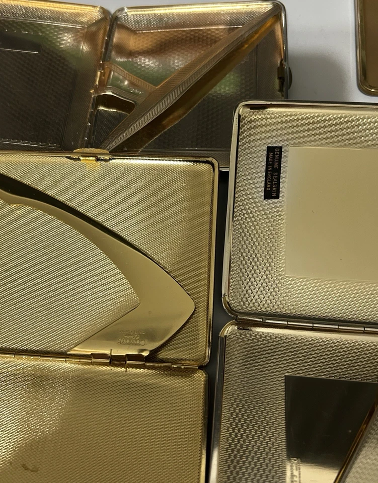 Lote surtido de estuches de cigarrillos vintage de Alemania/Inglaterra  Foto 3 de 4