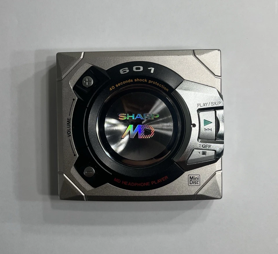 Sharp MD-ST601-A Minidisc MD MiniDisc Walkman 40-sec anti-skip | Tested Working - Bild 2 von 4