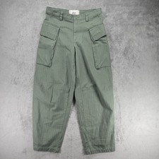 BDG Urban Outfitters Pants Women's 28 Olive Green Y2K Cargo Pockets Herringbone