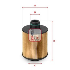 Ölfilter für Fiat Panda-Panda 169 Punto 199 EVO Qubo 225 Sedici 189 | 24161832