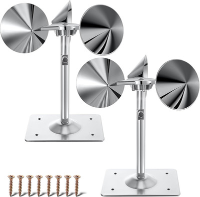 2 Pack Reflective Spinning Bird Deterrent, Wind Powered Aluminum Bird Repeller