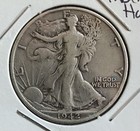1942-S Walking Liberty Half Dollar VF WWII Era San Francisco 90% Silver US Coin — photo 1