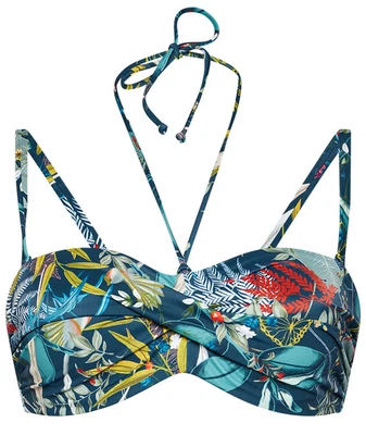 Triumph Botanical Leaf DP ungepolsterter, trägerloser Bikini Oberteil ohne Bügel - Bild 1 von 4