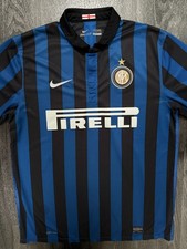 Original Nike Inter Milan 2011/2012 Home Shirt Mens Large L