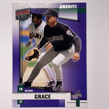 2002 Donruss Best of Fan Club #39 Mark Grace 73/100
