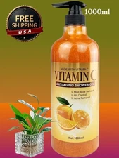 Vitamin C  Shower Gel  Skin Brightening  Body Wash, 1000ml  [USA Stock 🇺🇸] 