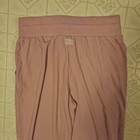 Victoria's Secret Jogger Pants Women Rose Pink Ribbed Satin Bow High Rise L NWT — photo 8