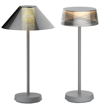 LED Design Akku Tischlampe dimmbar für Innen und Außen mit 2200 mAh Akku