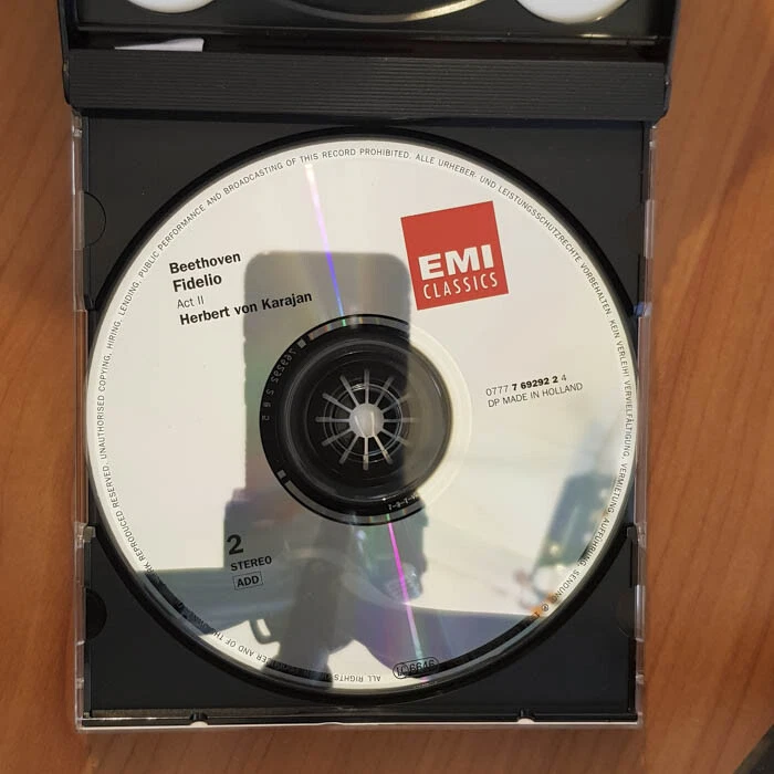 HERBERT VON KARAJAN Beethoven Fidelio EMI EX/EX(2CD) - Bild 3 von 4