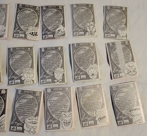 21x Rare Tip Top Sunblest Crazy Bones Alien Collector Stickers - Picture 7 of 7
