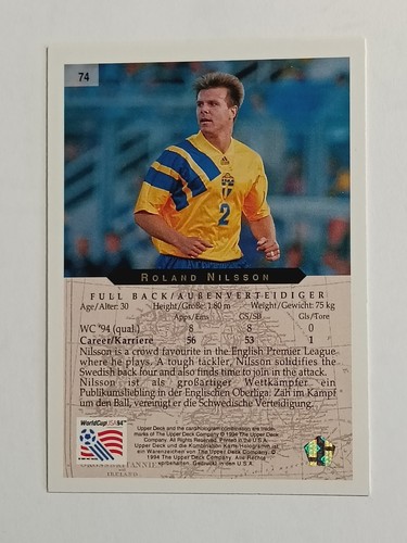 Upper Deck World Cup USA 94 Cards 1 to 250 - Picture 137 of 489