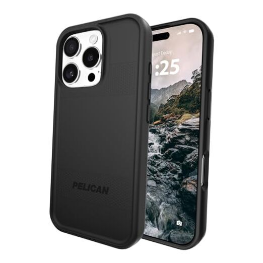 Protector Case [Compatible with MagSafe] Rugged iPhone 16 Pro Protector Black