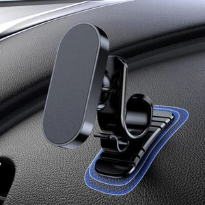 360° Rotation Magnetic Phone Holder Support de voiture Dashboard Universal Black