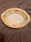 Noritake Acacia bone china green-yellow with gold (1933-1955) 11 1/2" x 8" x 3" — photo 1
