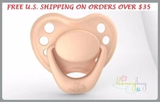 Honeybug MAGNETIC PACIFIER reborn art doll baby newborn handle PEACHY peach