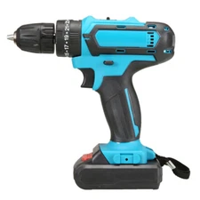 21V Handhold Electric Drill Household 124PCS Electric Drill Tool Set w/ Battery