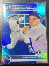 2023 DONRUSS BASEBALL DIAMOND KINGS BASE HOLO BLUE #22 HARMON KILLEBREW