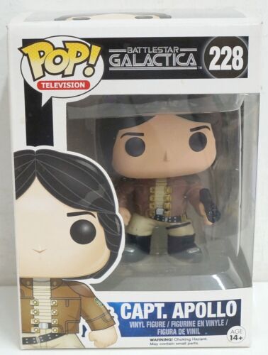 Funko Pop! Television: Capt. Apollo. Battlestar Galactica n. 228. Action Figu... - Photo 1/5