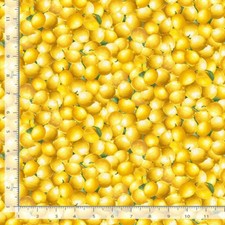 Lemon Fruit Fabric By The Yard Limoncello Cotton Timeless Treasures CD3445