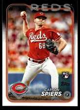 2024 Topps #365 Carson Spiers Rookie Cincinnati Reds