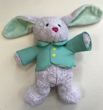 Gund Godiva 2016 Pale Purple Bunny Rabbit With Mint Green Coat Plush Ships Fast